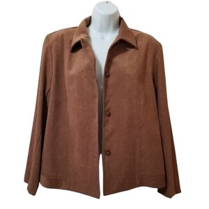 Soft works button up blazer jacket in a size 10